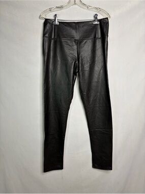 Women's Large Bagatelle Faux Leather Leggings Black Slim Moto Chic Party Edgy